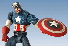 zombie captain america statue