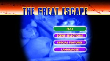 DVD menu for The Great Escape DVD menu for The Great Escape