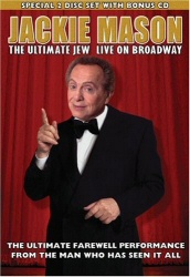 Jackie Mason: The Ultimate Jew Live on Broadway DVD cover art Jackie Mason: The Ultimate Jew Live on Broadway DVD cover art
