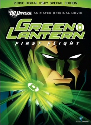 Green Lantern: First Flight DVD cover art Green Lantern: First Flight DVD cover art