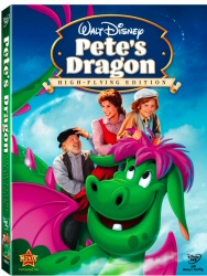 Pete's Dragon DVD cover art Pete's Dragon DVD cover art