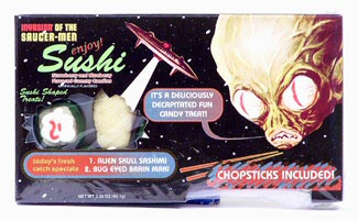Invasion of the Saucer-Men sushi Invasion of the Saucer-Men sushi