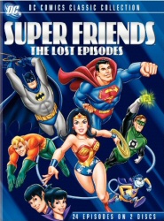SuperFriends: The Lost Episodes DVD cover art SuperFriends: The Lost Episodes DVD cover art