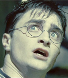Harry Potter startled
