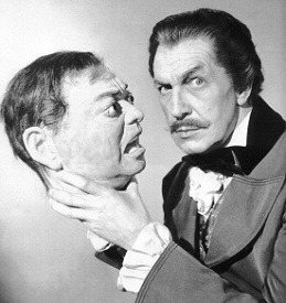 Vincent Price and friend Vincent Price and friend