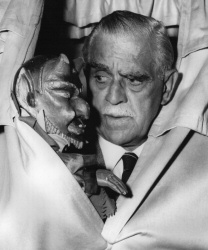 Boris Karloff and friend Boris Karloff and friend