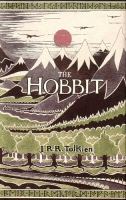 The Hobbit book cover art The Hobbit book cover art