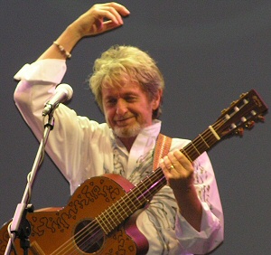 Jon Anderson with guitar Jon Anderson with guitar