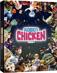 Robot Chicken Season 4 DVD cover art Robot Chicken Season 4 DVD cover art