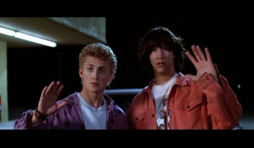 Alex Winter and Keanu Reeves from Bill and Ted's Excellent Adventure Alex Winter and Keanu Reeves from Bill and Ted's Excellent Adventure