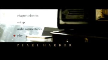 Pearl Harbor DVD menu Pearl Harbor DVD menu