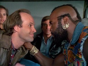 Dwight Schultz and Mr. T from The A-Team Dwight Schultz and Mr. T from The A-Team