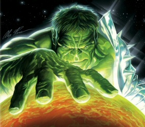 Planet Hulk poster by Alex Ross