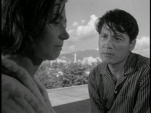 Emmanuelle Riva and Eiji Okada from Hiroshima Mon Amour Emmanuelle Riva and Eiji Okada from Hiroshima Mon Amour