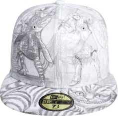 Alice in Wonderland all-over cap Alice in Wonderland all-over cap