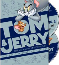 Tom & Jerry Deluxe Anniversary Collection DVD Cover Art