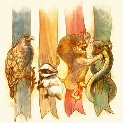 House Brawl - Harry Potter shirt from Threadless House Brawl - Harry Potter shirt from Threadless