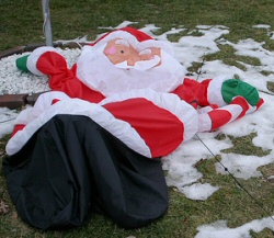 Deflated Santa Deflated Santa