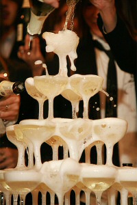 champagne tower champagne tower