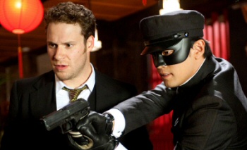 Seth Rogen and Jay Chou in Green Hornet Seth Rogen and Jay Chou in Green Hornet
