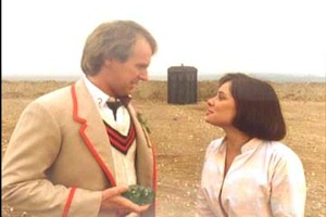 Peter Davison and Nicola Bryant in Doctor Who The Caves of Androzani Peter Davison and Nicola Bryant in Doctor Who The Caves of Androzani