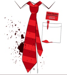 Shaun of the Dead: Bit of Red on You t-shirt from T-shirt Bordello Shaun of the Dead: Bit of Red on You t-shirt from T-shirt Bordello