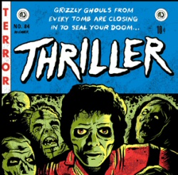Zombie Thriller t-shirt from Tshirt Bordello Zombie Thriller t-shirt from Tshirt Bordello