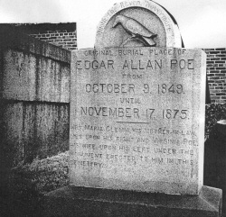 Edgar Allan Poe gravestone Edgar Allan Poe gravestone