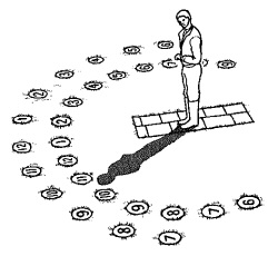 Human Sundial Human Sundial