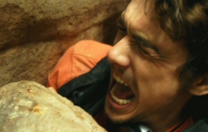 James Franco vs. a rock James Franco vs. a rock