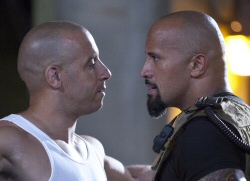 Vin Diesel and Dwayne Johnson from Fast Five Vin Diesel and Dwayne Johnson from Fast Five