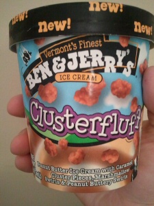 Clusterfluff Ice Cream by Ben and Jerry's Clusterfluff Ice Cream by Ben and Jerry's