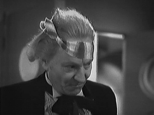 William Hartnell as Doctor Who, with head bandage William Hartnell as Doctor Who, with head bandage