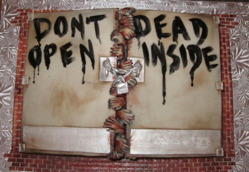 Walking Dead cake by Sweets to the Sweet Walking Dead cake by Sweets to the Sweet