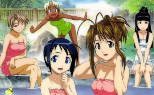 Love Hina bath Love Hina bath