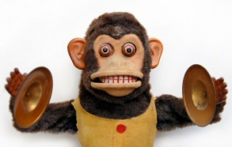 Scary Monkey With Cymbals Scary Monkey With Cymbals