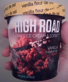 Vanilla Fleur de Sel Ice Cream by High Road Craft Vanilla Fleur de Sel Ice Cream by High Road Craft