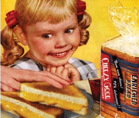 Creepy Kid vs. grilled cheese Creepy Kid vs. grilled cheese