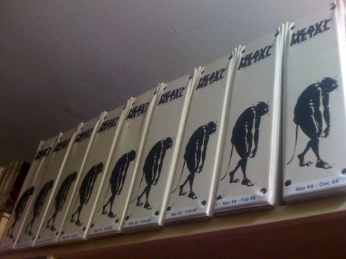 Heavy Metal collection in binders Heavy Metal collection in binders