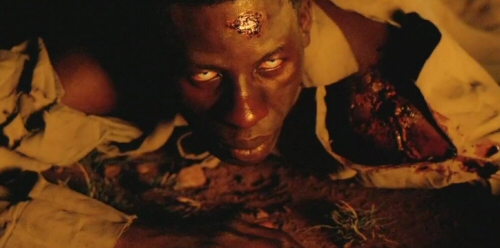 Zombie with white eyes from The Dead Zombie with white eyes from The Dead