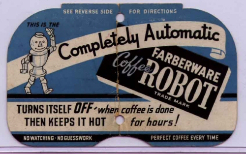 Farberware Coffee Robot Farberware Coffee Robot