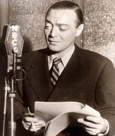 Peter Lorre with microphone Peter Lorre with microphone