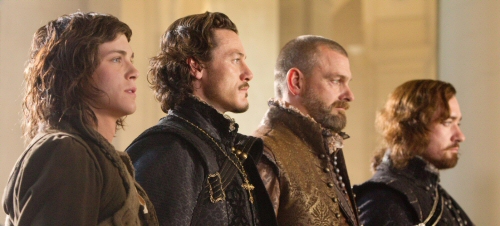 Logan Lerman, Luke Evans, Ray Stevenson and Matthew Macfadyen from The Three Musketeers 3D Logan Lerman, Luke Evans, Ray Stevenson and Matthew Macfadyen from The Three Musketeers 3D