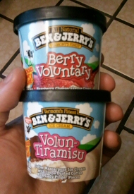 Ben and Jerry's Berry Voluntary and Volun-Tiramisu Target Exclusive Ice Creams Ben and Jerry's Berry Voluntary and Volun-Tiramisu Target Exclusive Ice Creams