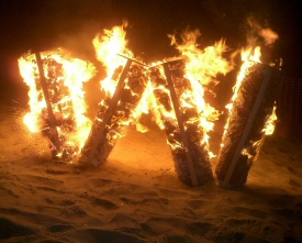Burning W Burning W