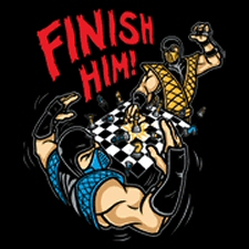 MK Mortal Kombat Chess Finish Him shirt from Tshirt Bordello MK Mortal Kombat Chess Finish Him shirt from Tshirt Bordello