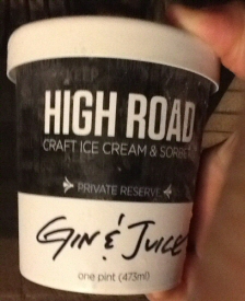 High Road Gin and Juice Sorbet High Road Gin and Juice Sorbet