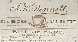 Dennett Menu Dennett Menu