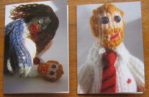 Yarn Zombie Cards from Shaun of the Dead Yarn Zombie Cards from Shaun of the Dead