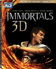 Immortals 3D Blu-Ray Immortals 3D Blu-Ray